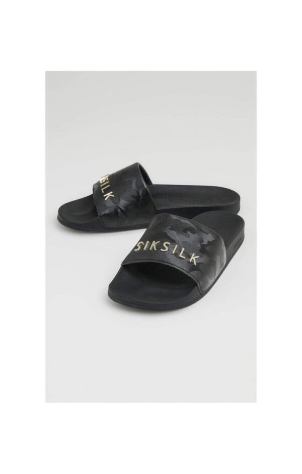 SIKSILK Chanclas " Alpha Camo " color negro
