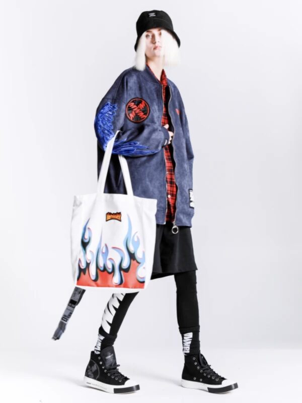 MOD WAVE MOVEMENT Bolso " NESTCRACK BAG " color blanco