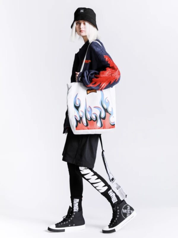 MOD WAVE MOVEMENT Bolso " NESTCRACK BAG " color blanco