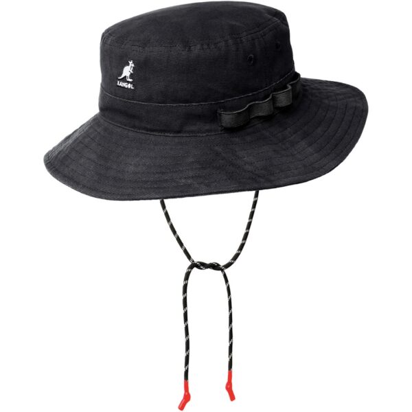 KANGOLGorro"UTILITY CORDS JUNGLE HAT"color negro