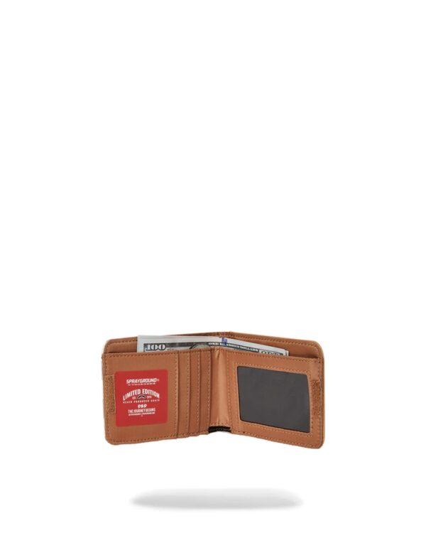 SPRAYGROUND Biilletero " HENNY RACEWAY CREAM WALLET "