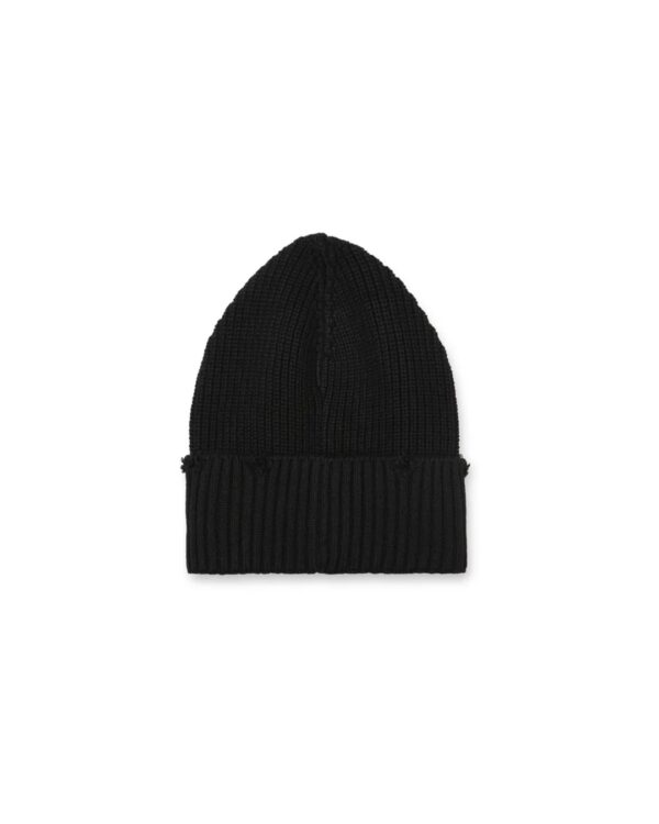 DISCLAIMER Gorro con logo negro