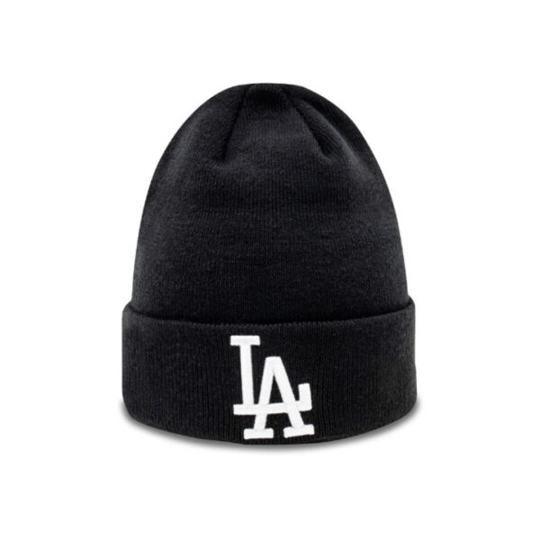 NEW ERA Gorro " MLB ESSENTIAL CUFF BEANIE LOSDOD BLKWHI " color negro