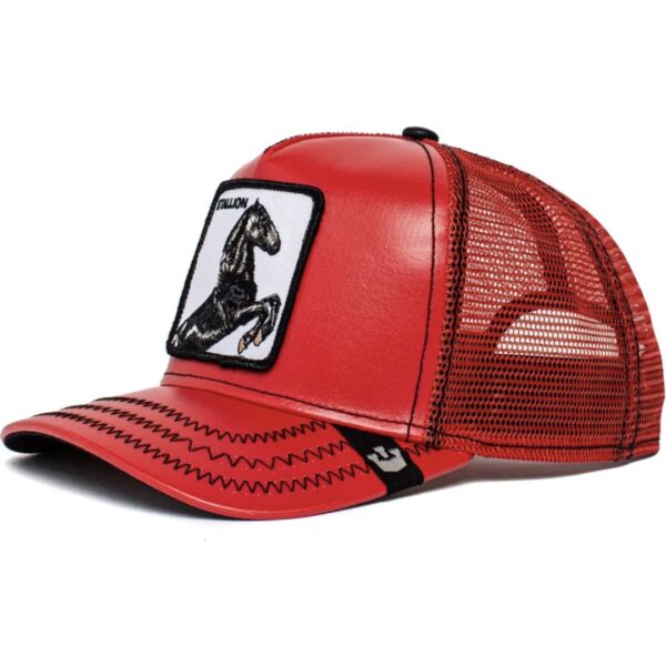 GOORIN Gorra " Shleather Stallion " color rojo