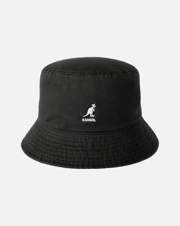 KANGOLGorro"WASHED BUCKET"color negro
