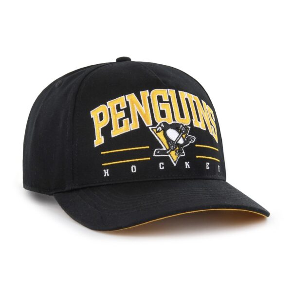 47 BRAND Gorra"NHL Pittsburgh Penguins Roscoe´47 HITCH"color negro