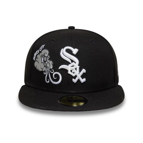NEW ERAGorra"FOOD ICON 59FIFTY CHIWHI BLKWHI"color negro