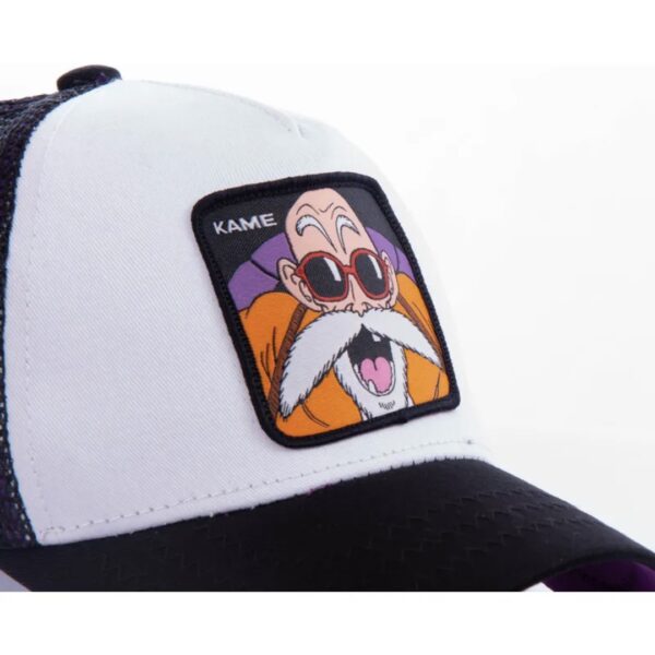 CAPSLAB Gorra Master Roshi " KAM4 " Dragon Ball Color blanco-negro