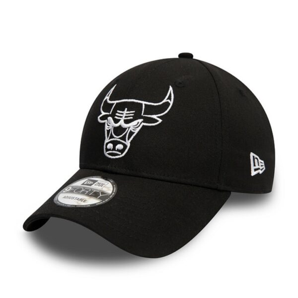 NEW ERA Gorra " NBA ESSENTIAL OUTLINE 940 CHIBUL BLK " color negro
