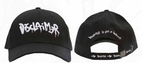 DISCLAIMERGorra color negro