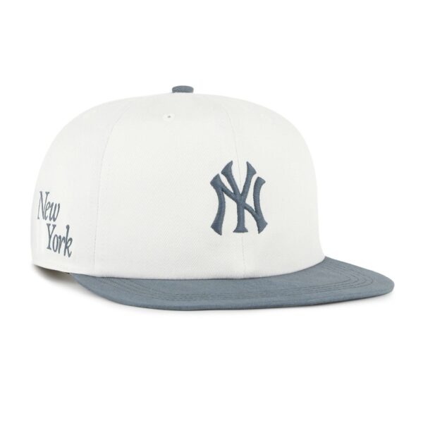 47 BRAND Gorra"MLB New York Yankees Foundation 47 CAPTAIN"color crudo-celeste