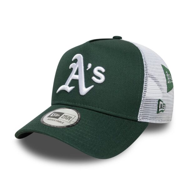 NEW ERAGorra"MULTI PATCH TRUCKER OAKATH DKG"color verde